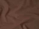 Kulatý bavlněný ubrus - tmavě hnědý