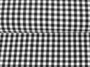 Bavlněná látka KANAFAS - vzor 058 malé černo-bílé kostičky - metráž š. 150cm