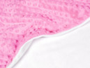 Dětská deka MINKY - sytě růžová - 75x100 cm