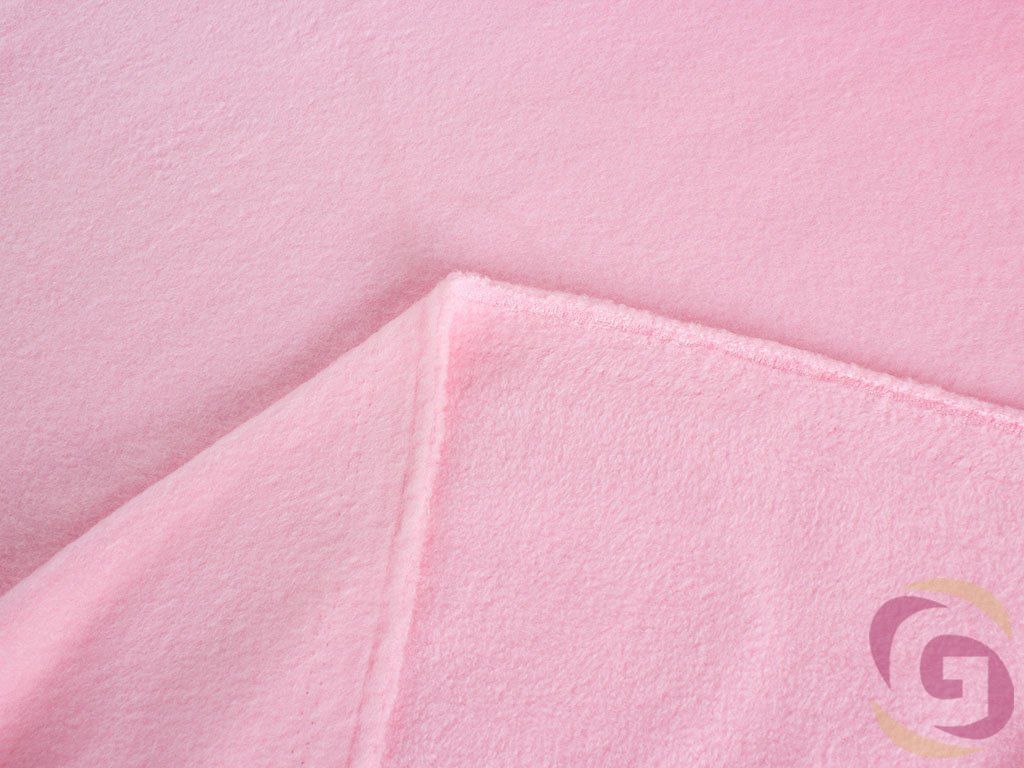 Polar fleece světle růžový - detail 2