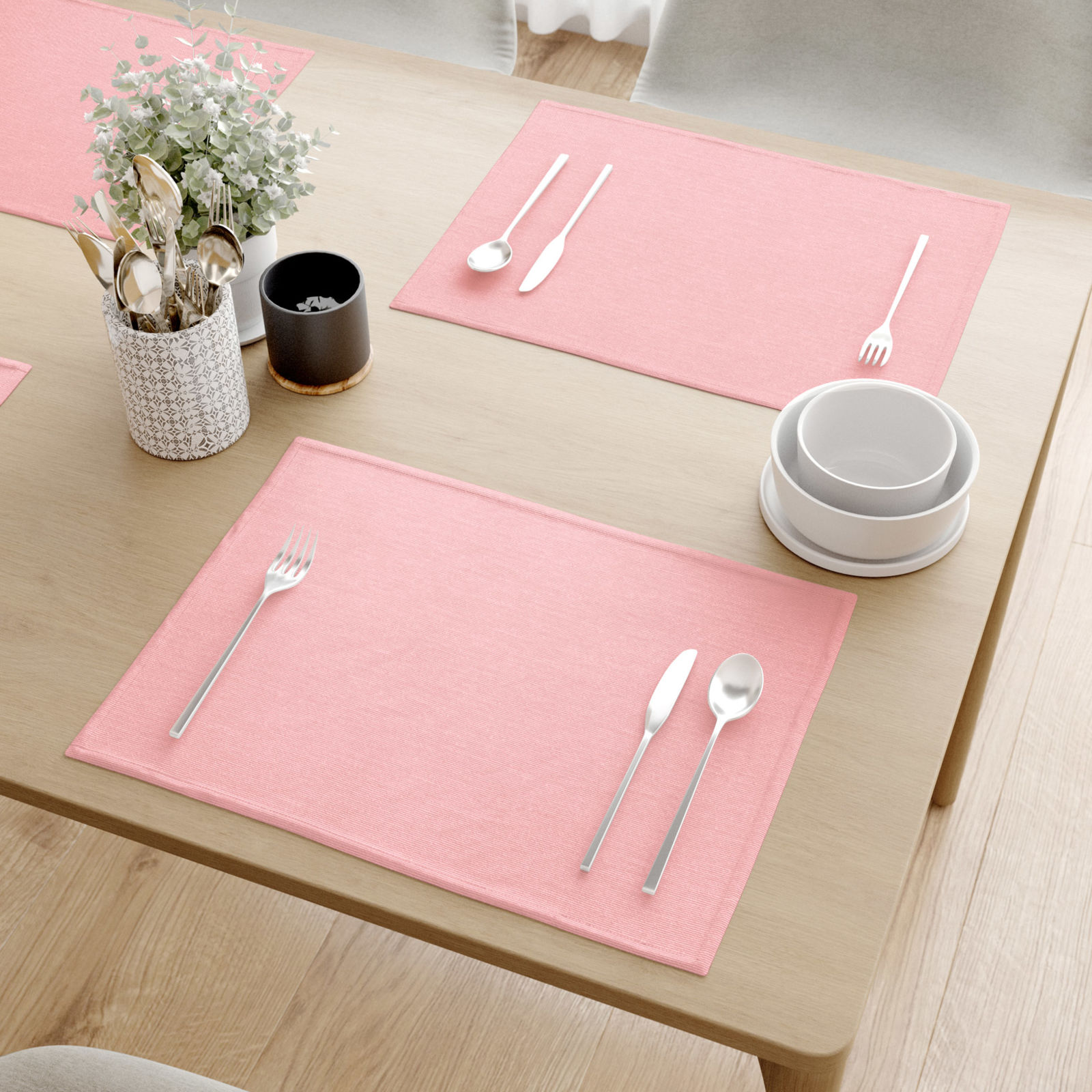 Prostírání na stůl Loneta - růžové - sada 2ks