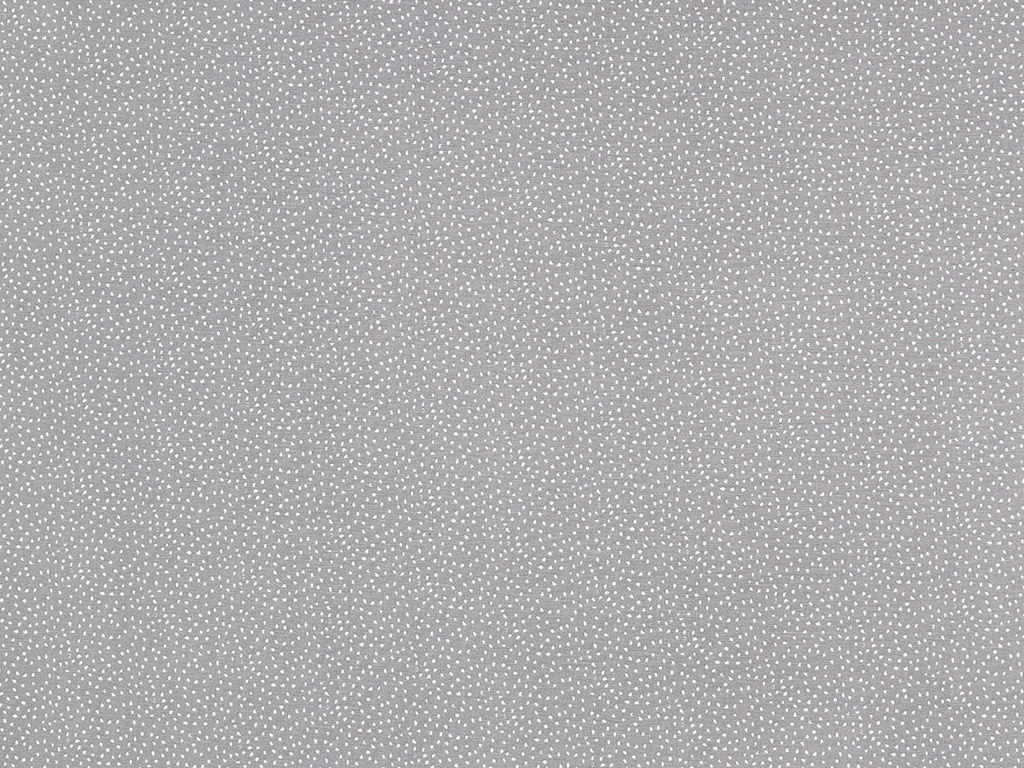 Bavlněné plátno - bílé drobné puntíky na šedém