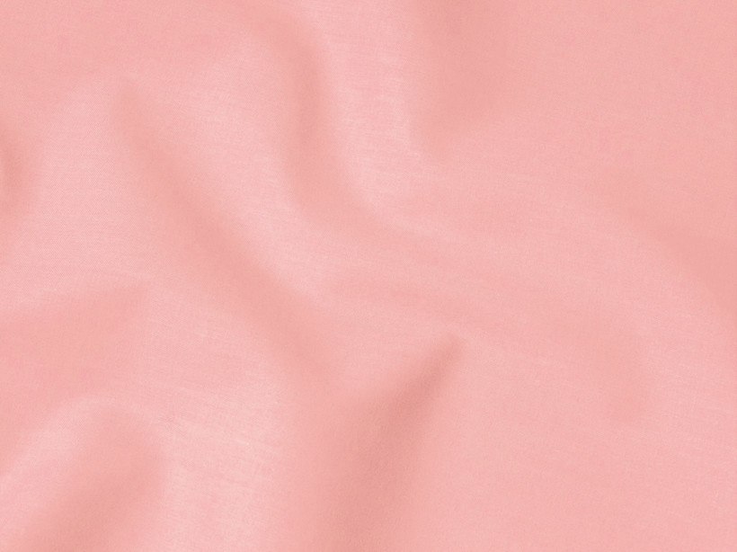 Bavlněná jednobarevná látka - plátno Suzy - pastelově růžová