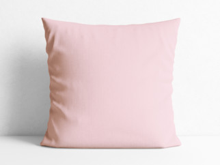 Bavlněný povlak na polštář - pudrově růžový