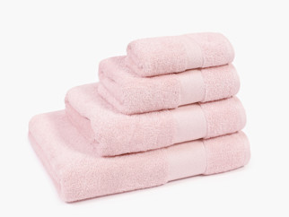 Froté ručník / osuška Mali - pastelově růžový