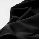Dekorační jednobarevná látka Rongo - černá - šířka 150 cm