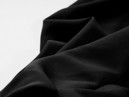 Dekorační jednobarevná látka Rongo černá - šířka 150cm