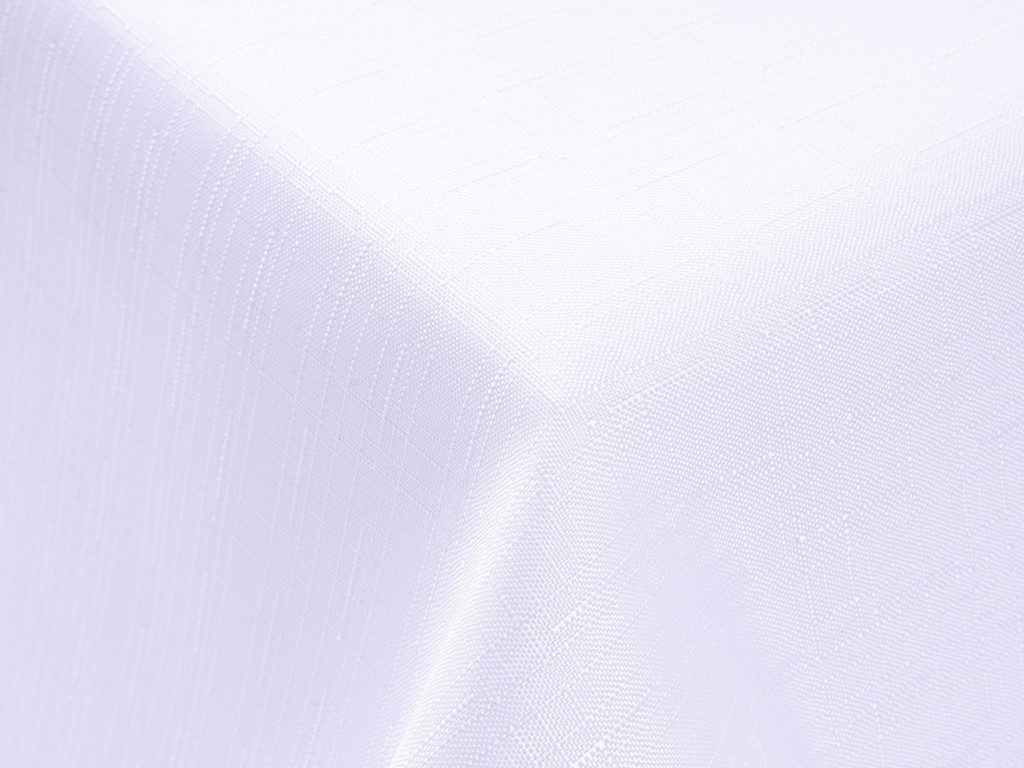 Teflonová látka na ubrusy - bílá s fialovým nádechem