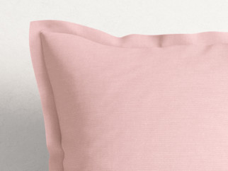 Dekorační povlak na polštář s ozdobným lemem LONETA - růžový