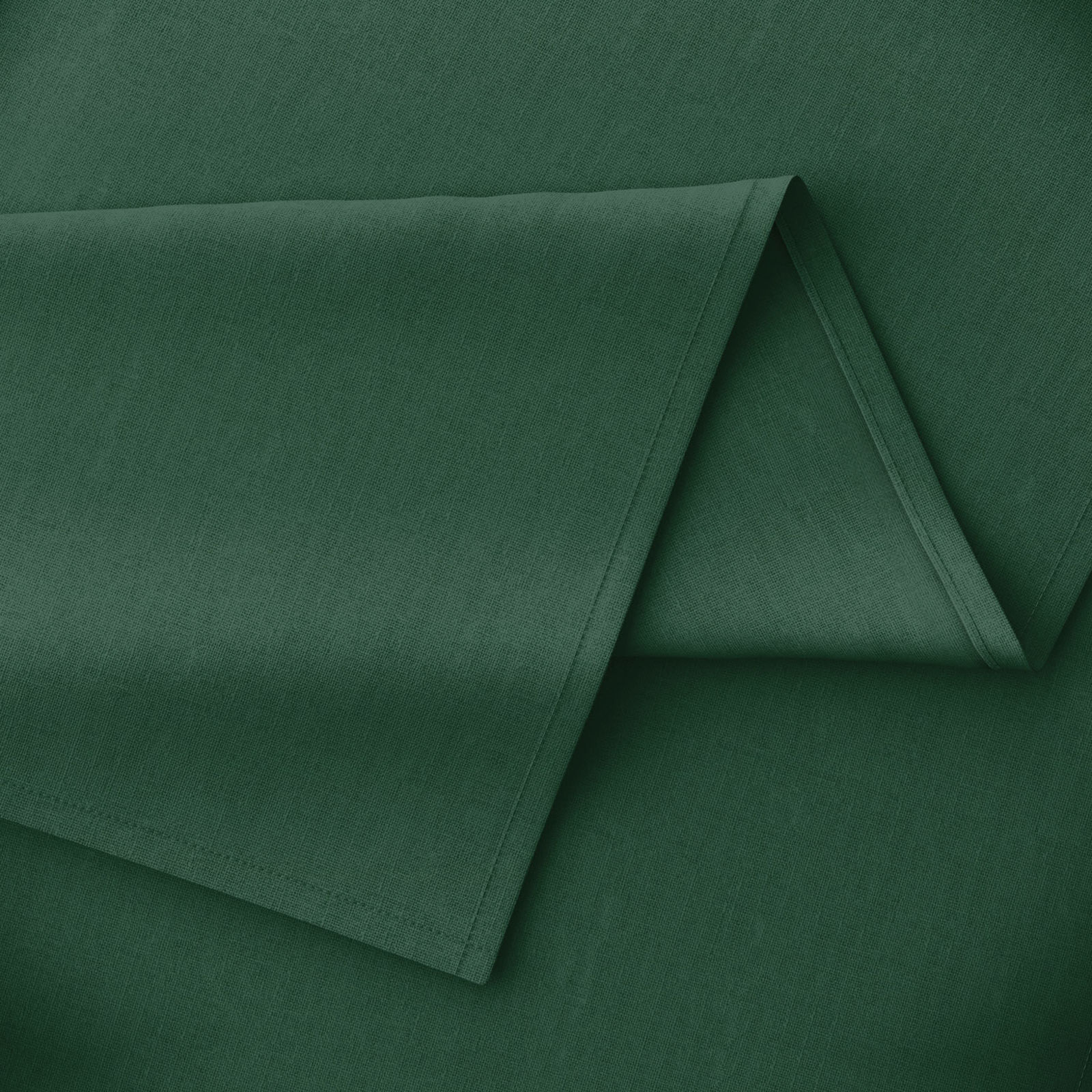 Hranatý ubrus 100% bavlněné plátno - tmavě zelený