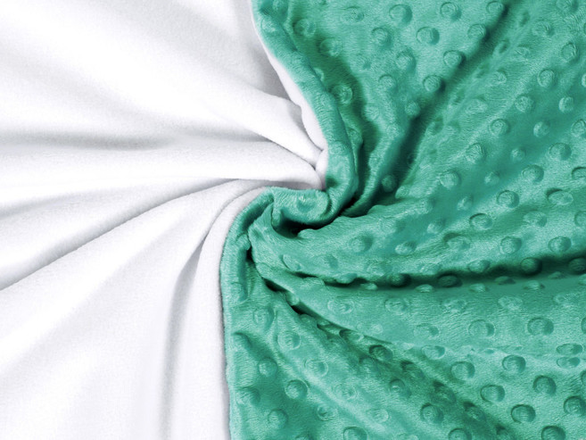 Dětská deka MINKY - zelená - 75x100 cm