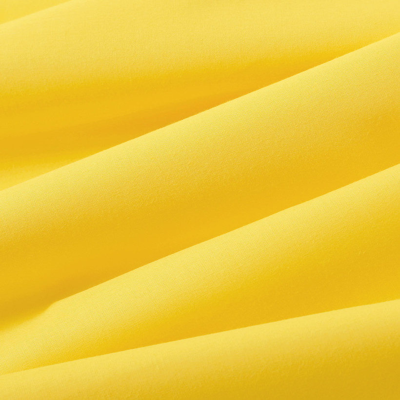 Oválný ubrus 100% bavlněné plátno - žlutý