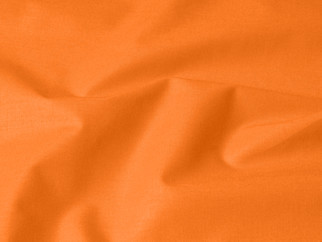 Bavlněná jednobarevná látka - plátno SUZY - oranžová - šířka 145 cm