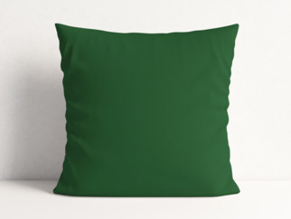 Bavlněný povlak na polštář - tmavě zelený