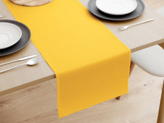 Dekorační běhoun na stůl LONETA - sytě žlutý