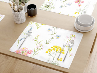 Prostírání na stůl 100% bavlněné plátno - kvetoucí jaro - sada 2ks