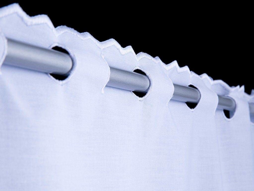 Luxusní vyšívaná vitrážková záclona - vzor 113190 - metráž