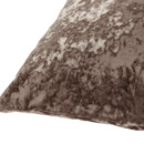 Dekorační povlak na polštář DELUXE - hnědý