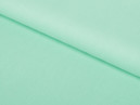 Bavlněná jednobarevná látka - plátno SUZY - mátová - šířka 145 cm
