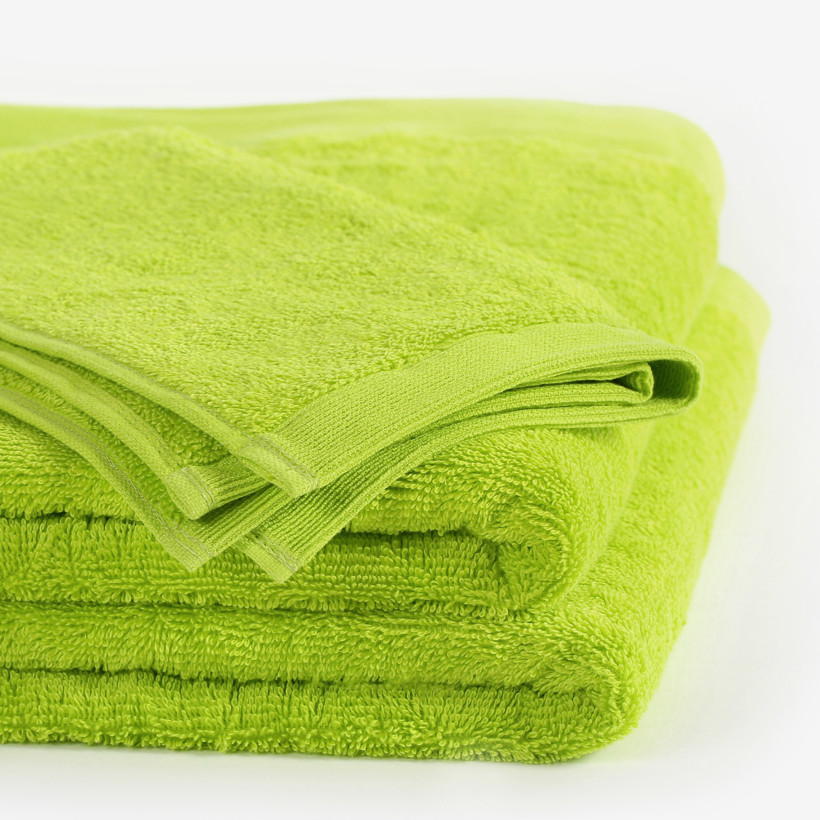 Modalový ručník/osuška s přírodním vláknem - zelený
