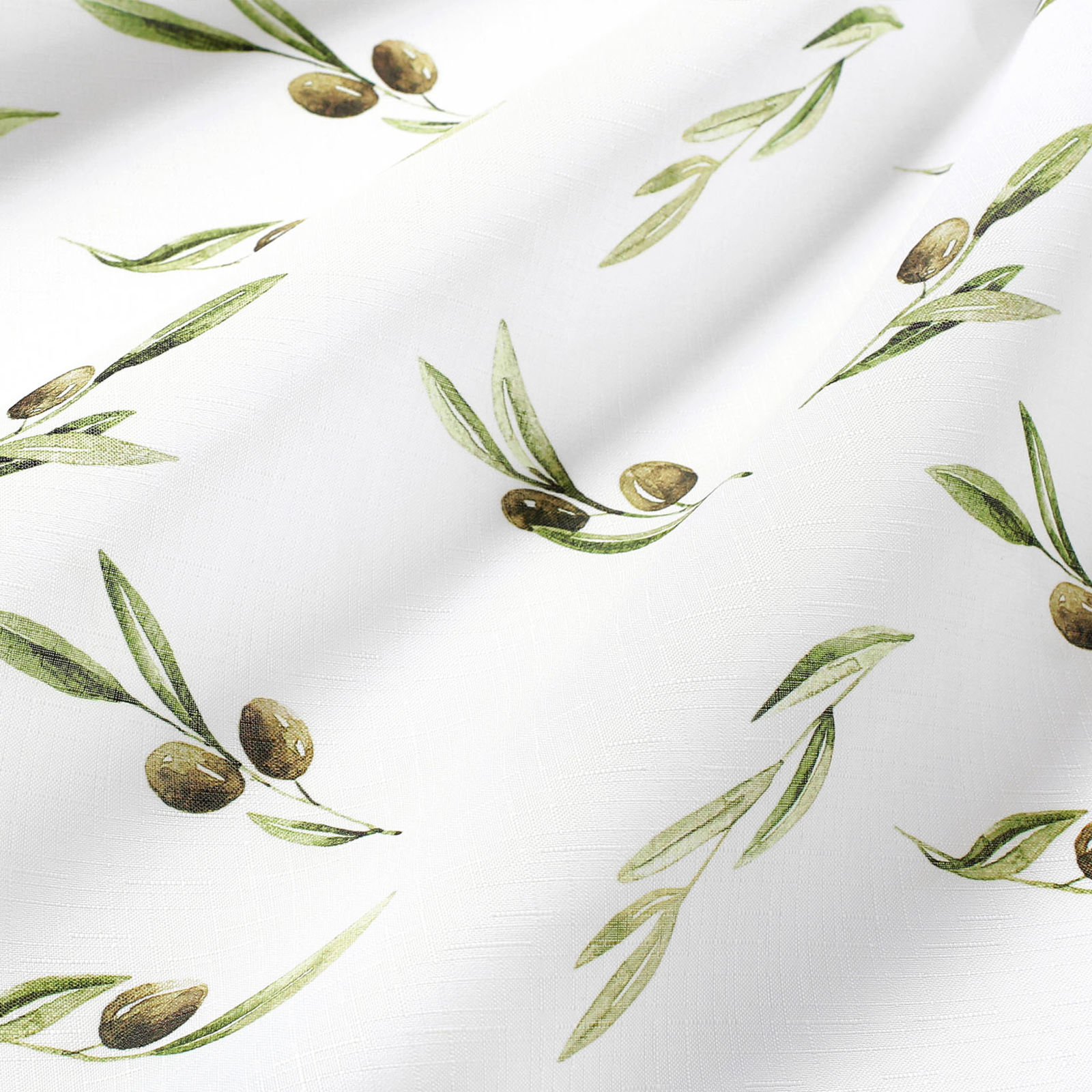 Teflonová látka na ubrusy - olivy