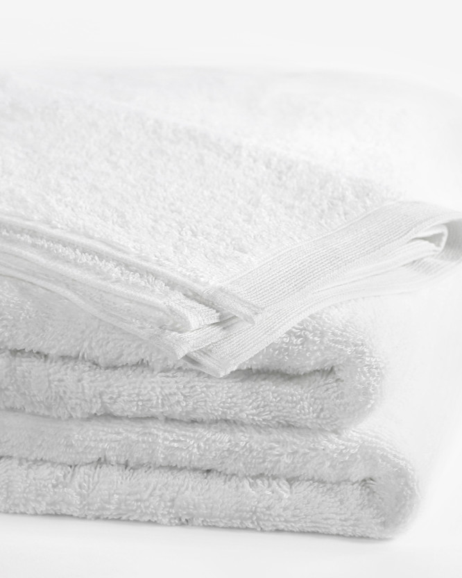 Modalový ručník/osuška s přírodním vláknem - bílý