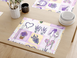 Prostírání na stůl teflonové - levandulové dekorace - sada 2ks