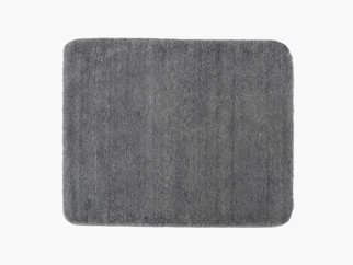 Koupelnová předložka / kobereček s vyšším chlupem - tmavě šedá 50x60 cm