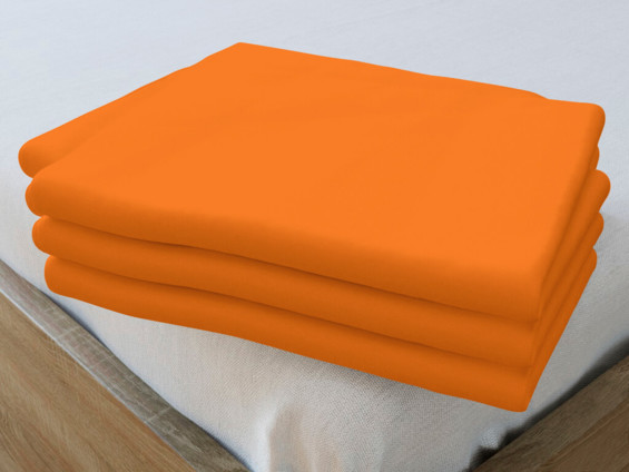 Bavlněné prostěradlo - oranžové - plachta