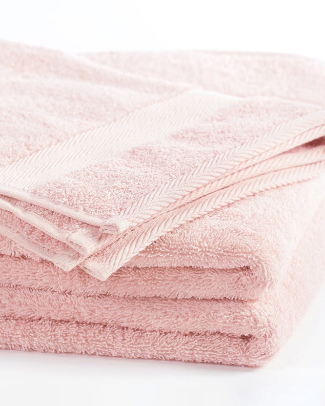 Froté ručník / osuška Mali - pastelově růžový
