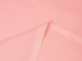 Oválný bavlněný ubrus - pastelově růžový