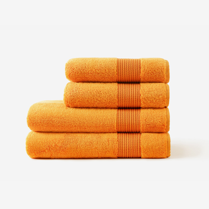Froté ručník / osuška Mikro Exklusiv - oranžový