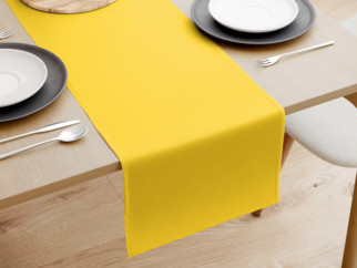 Bavlněný běhoun na stůl - žlutý