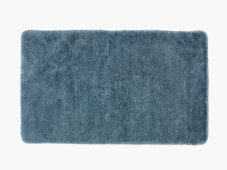 Koupelnová předložka / kobereček s vyšším chlupem - modrá 60x100 cm