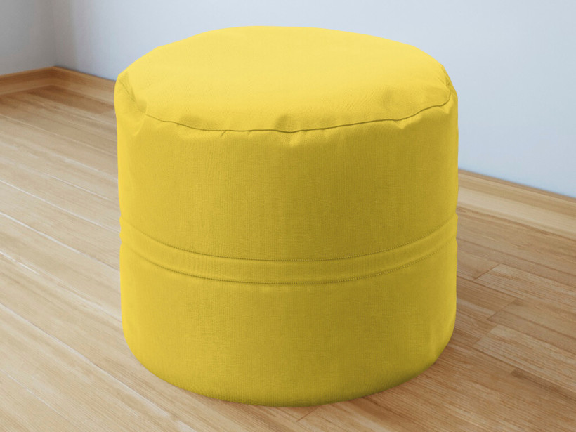 Bavlněný sedací bobek 50x40cm - žlutý