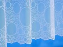 Žakárová záclona Tylex vzor 6975 stoupající bublinky - metráž