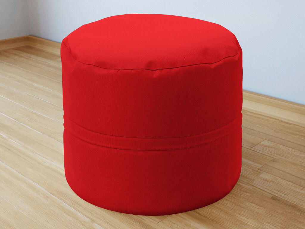 Bavlněný sedací bobek 50x40cm - červený
