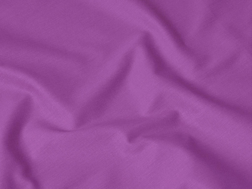 Bavlněná jednobarevná látka - plátno Suzy - fialová