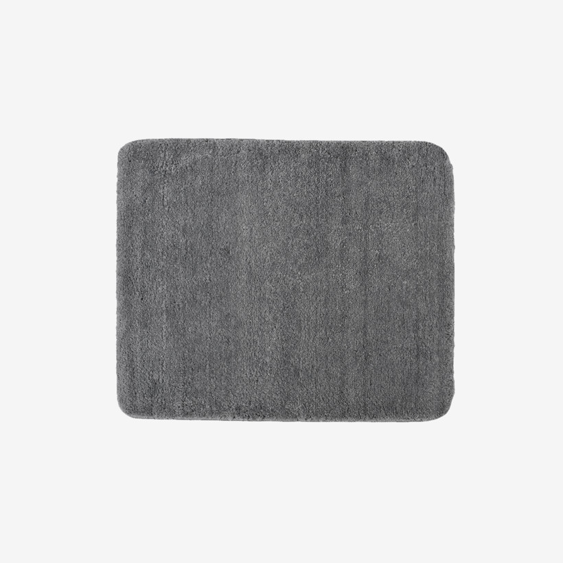 Koupelnová předložka / kobereček s vyšším chlupem 50x60 cm - tmavě šedá