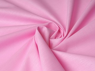 Bavlněná jednobarevná látka - plátno SUZY - růžová - šířka 145 cm