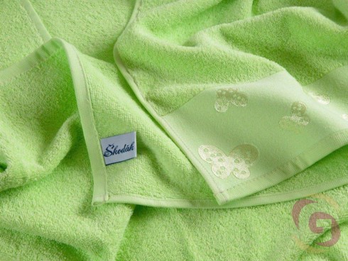 Froté ručník / osuška světle zelený - detail 2