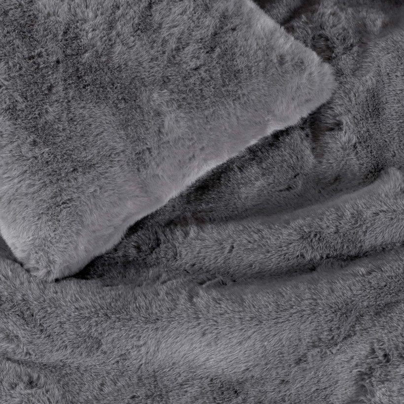 Luxusní deka z mikrovlákna - tmavě šedá