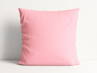 Bavlněný povlak na polštář - světle růžový