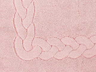Koupelnová froté předložka Ina - pastelově růžová 50x70 cm