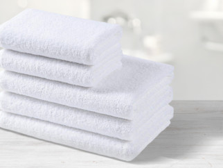 Hotelový froté ručník / osuška bez bordury - 500g/m2 - bílý