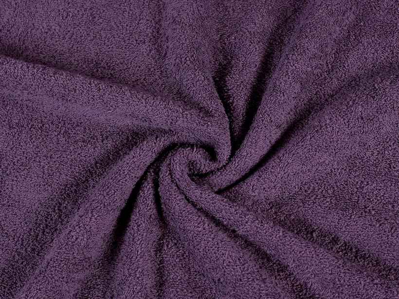 Oboustranné froté - tmavě fialové