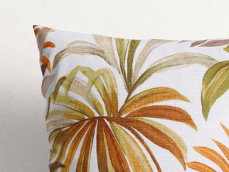 Dekorační povlak na polštář LONETA - barevné palmové listy