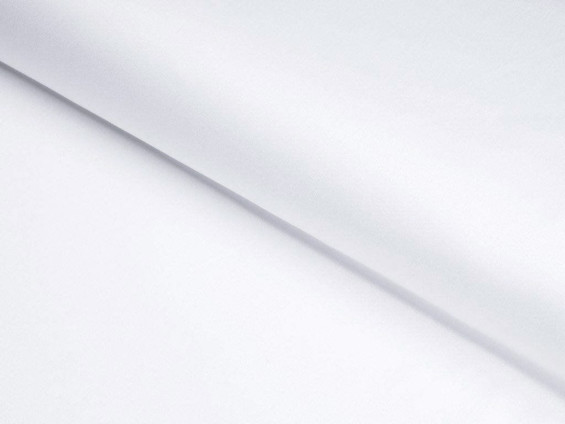 Bavlněný satén - bílý - šířka 145, 220 cm